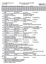 4 Đề kiểm tra 1 tiết môn Công nghệ Lớp 11 - Năm học 2012-2013 - Trường THPT Thạnh Mỹ Tây